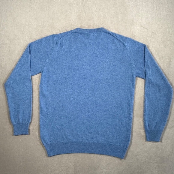 Emi Maglia Sweater Mens Size Medium Blue Wool Cashmere Blend Crewneck - Picture 5 of 12